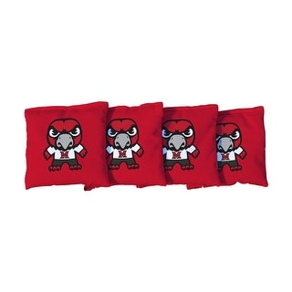Miami University RedHawks Tokyodachi Red Cornhole Bags