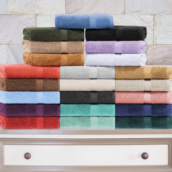 MARRIKAS 100% Egyptian Cotton 6 Piece Towel Set CREAM 