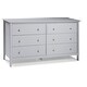 preview thumbnail 4 of 18, Taylor & Olive Snowberry 6-drawer Pine Wood Tall Storage Dresser Grey