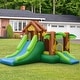preview thumbnail 2 of 10, Costway Inflatable Jungle Bounce House Kids Dual Slide Jumping Castle
