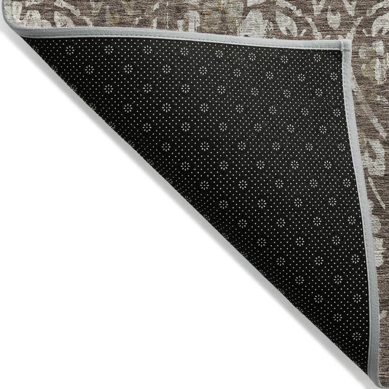 HomeRoots Floral Transitional Rectangle Outdoor Rug