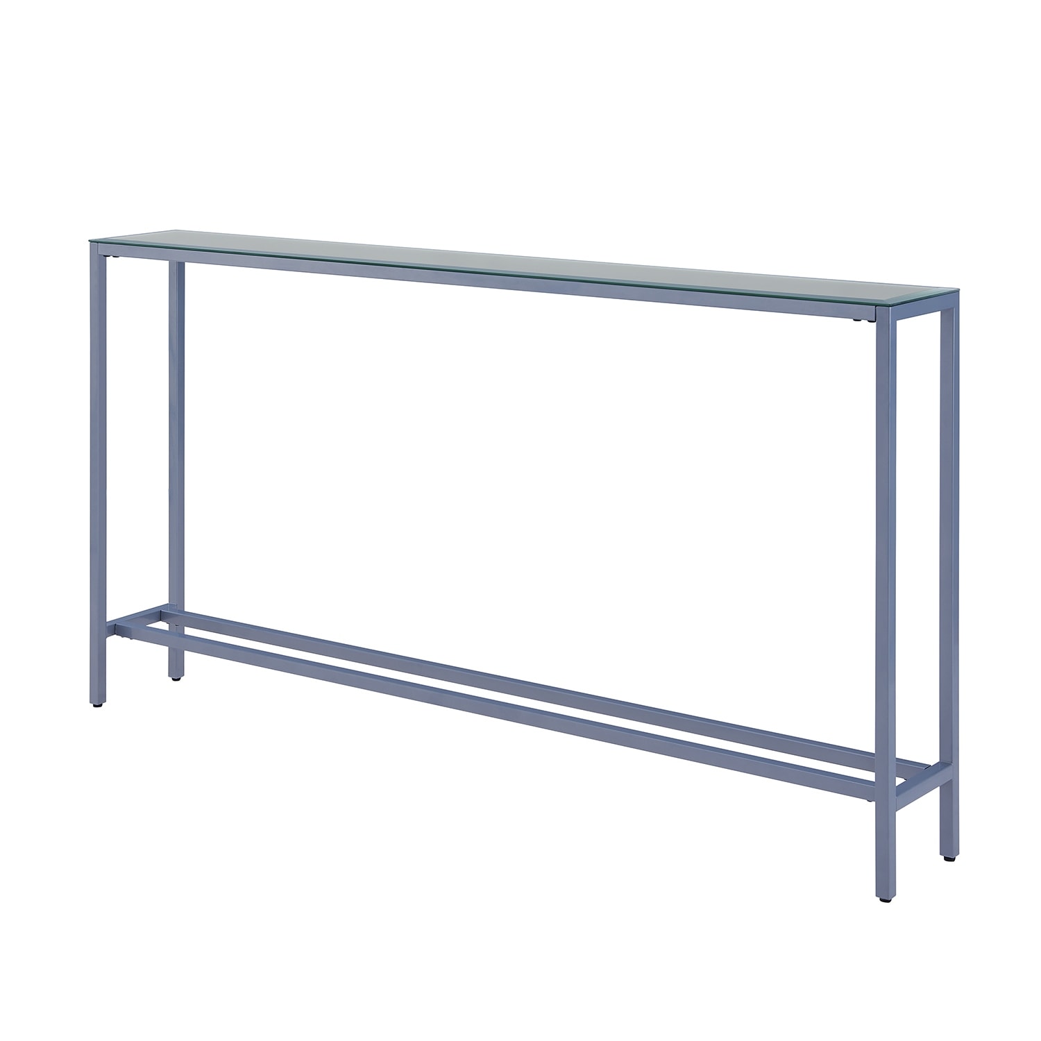 Silver orchid ham narrow console table top