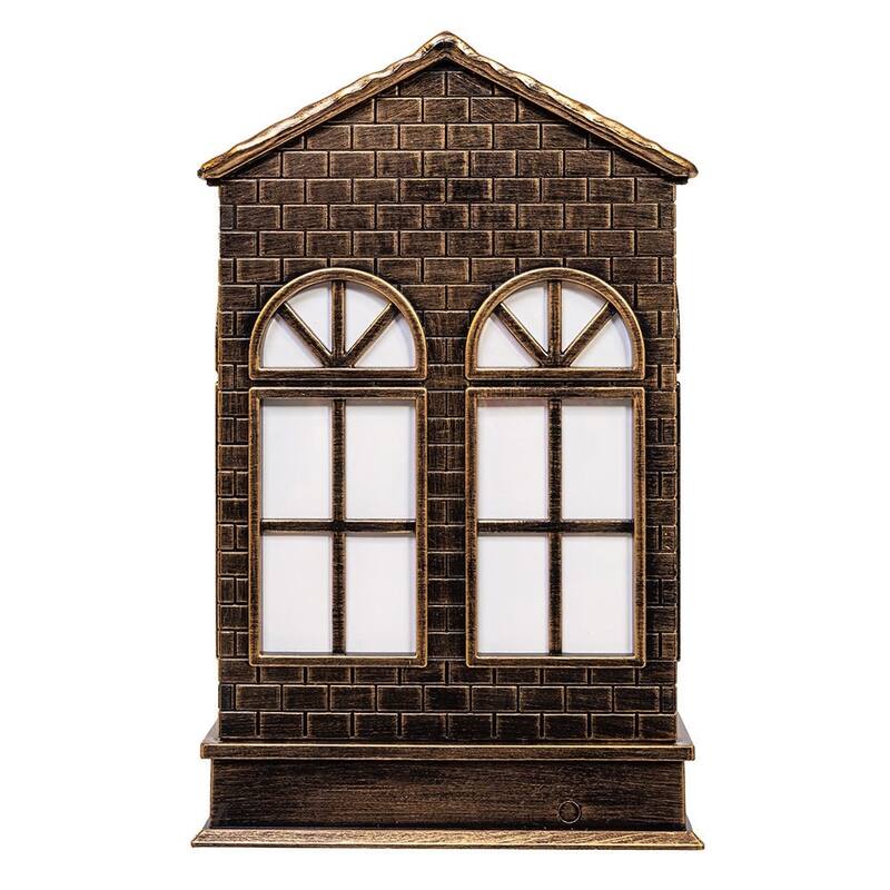 Kurt Adler 10-Inch Battery-Operated LED Lighted Tree Water Lantern