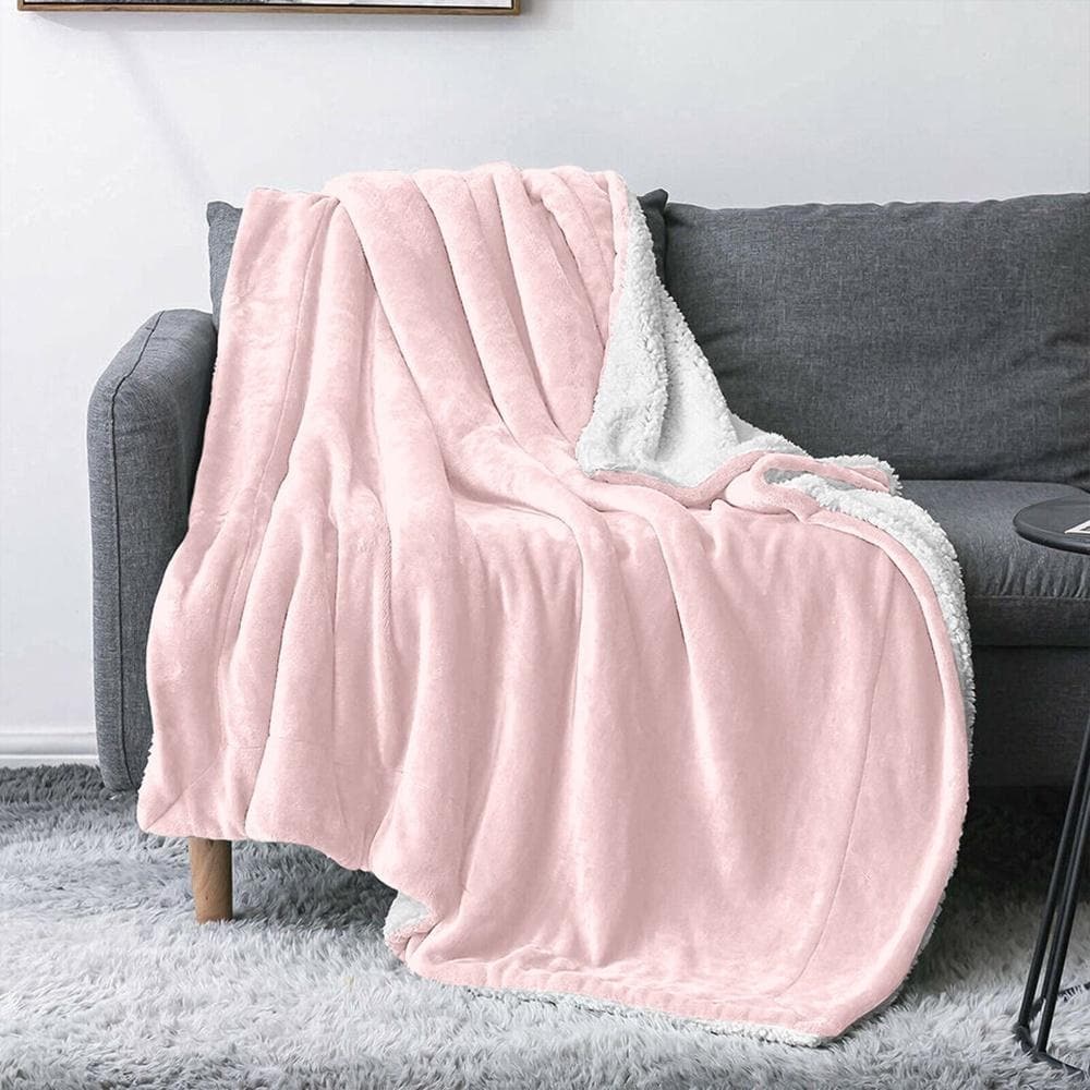 Faux Rabbit Fur Throw Blanket Washable Cute Plush Fuzzy Blanket Bed Bath Beyond 40238981
