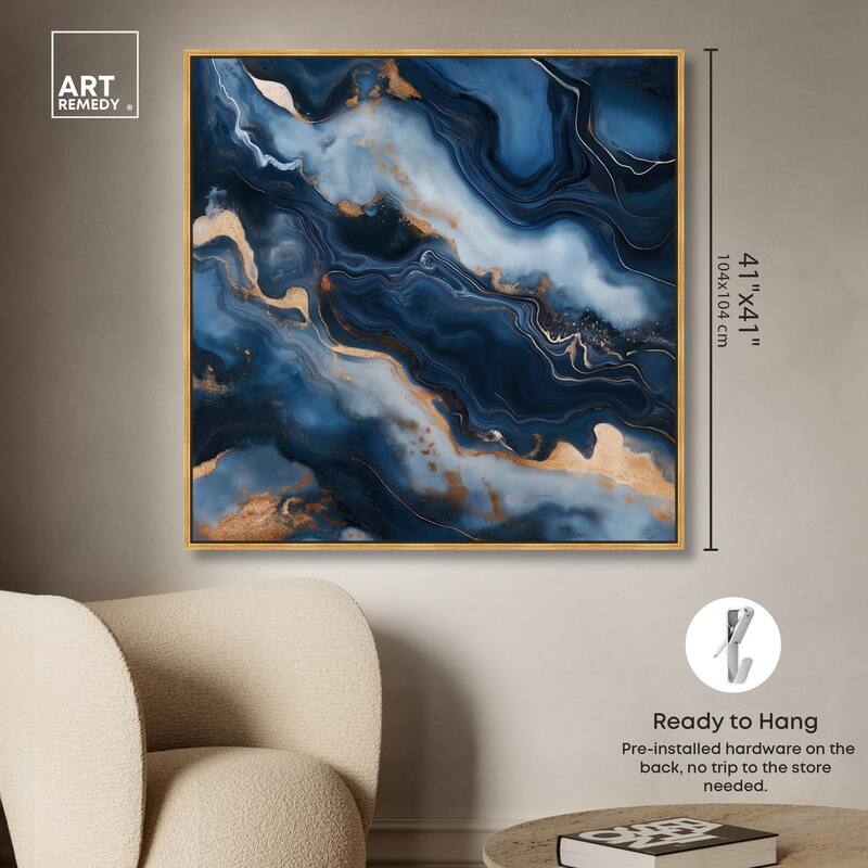 Deep Sea Geode IV Canvas by Art Remedy