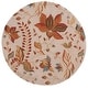 preview thumbnail 41 of 43, SAFAVIEH Handmade Blossom Delina Modern Floral Wool Rug 6' Round - Beige/Multi - Round