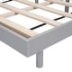 preview thumbnail 4 of 7, Wooden Queen Platform Bed Frame for Kids Teens Adults, Queen Size Bedframe with Solid Wood Slats Support, Not Included Headboard