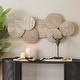 preview thumbnail 1 of 20, Stylish Aluminum Carved Designs Plate Wall Decor (Set of 3) - Silver or Black Silver - 42"W, 19"H
