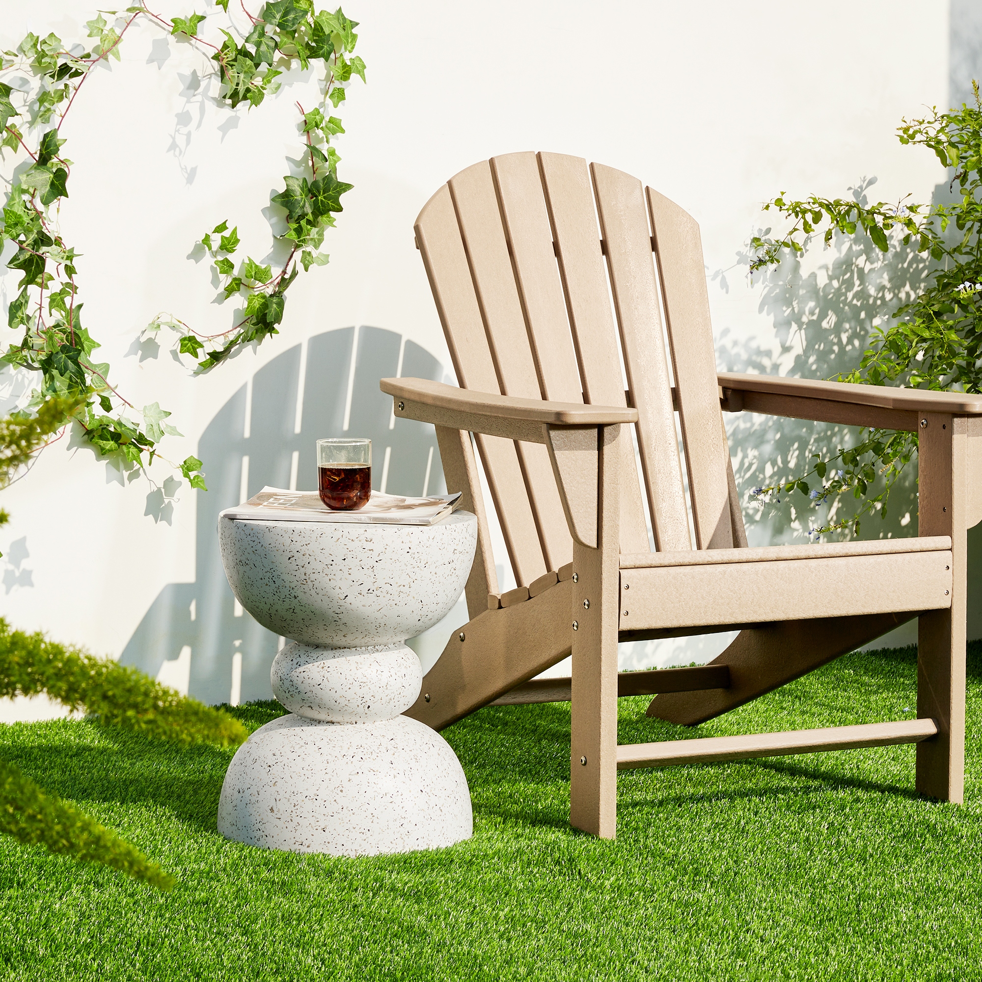 Glitzhome outdoor patio loveseat glider chair clearance