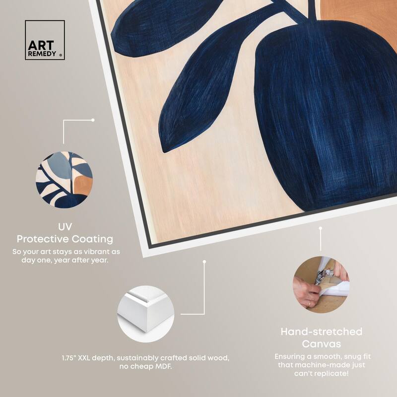 Blue Matisse Jar I Canvas by Art Remedy