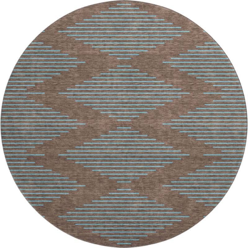 Premium Washable Super Soft Global Stripes Mayfield Rug