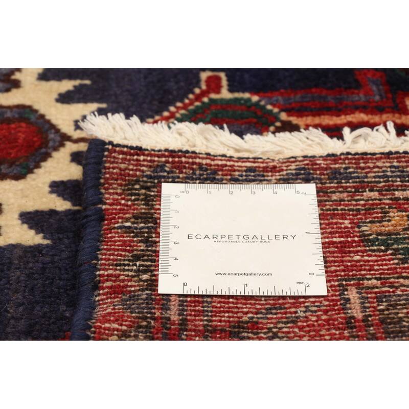 ECARPETGALLERY Hand-knotted Anadol Navy Wool Rug - 3'5 x 10'0