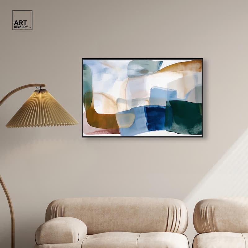 Contoured Calm I Canvas by Art Remedy