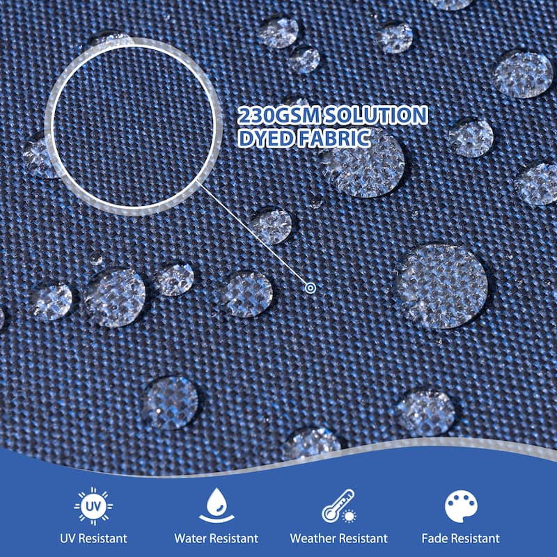 27.6 x 24.4 in Outdoor Indoor Patio Seat Cushions Set