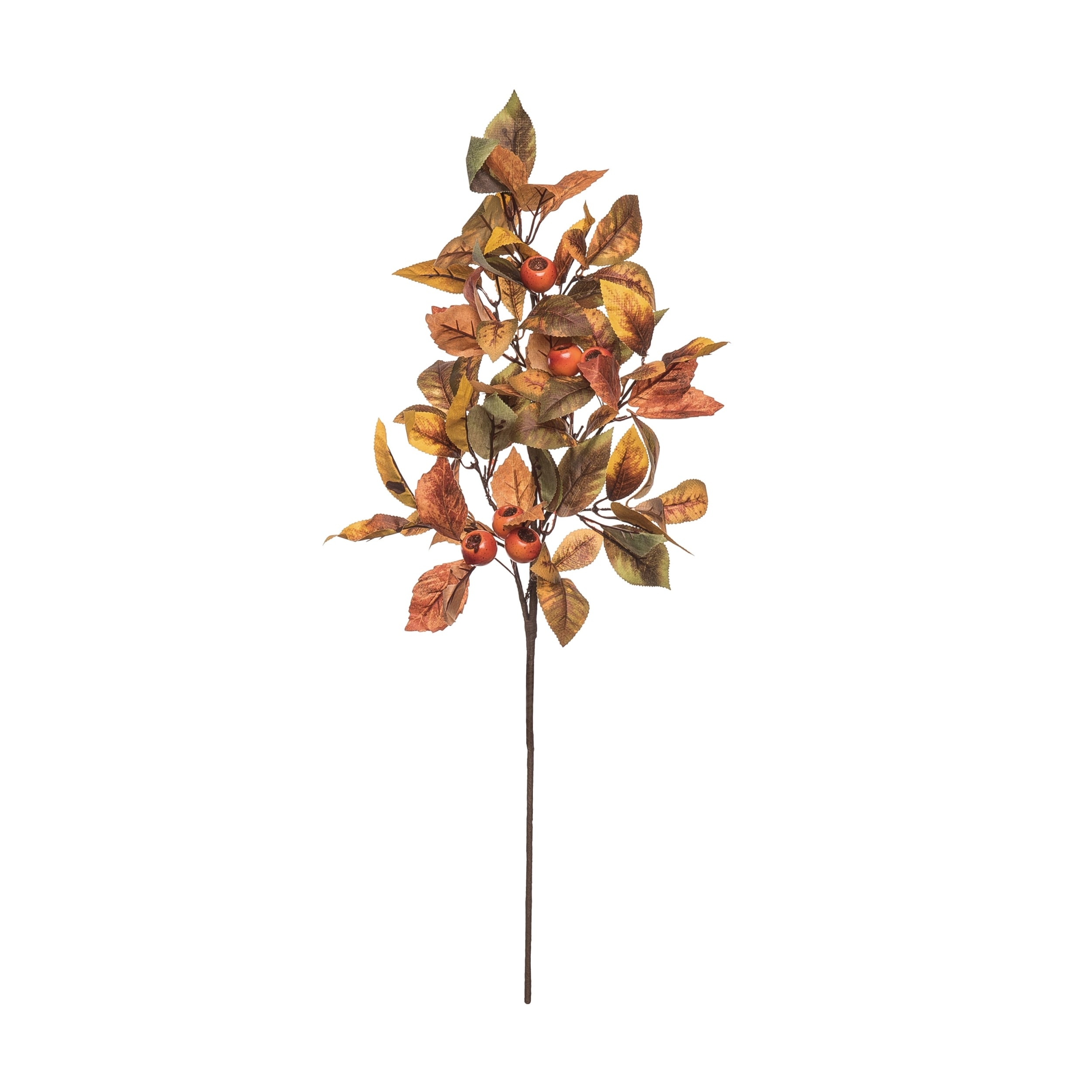 Multicolor Harvest Leaves Spray Petite Artificial Floral Stems
