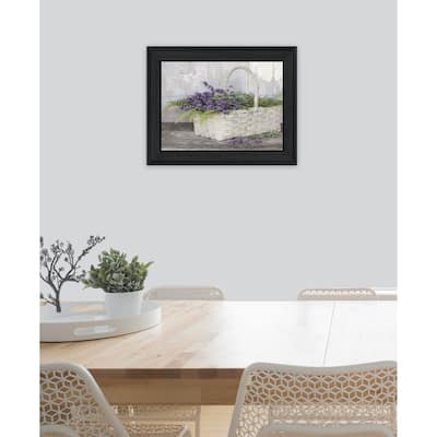 TrendyDecor4U Contemporary "My Lavender" Framed Print Wall Art