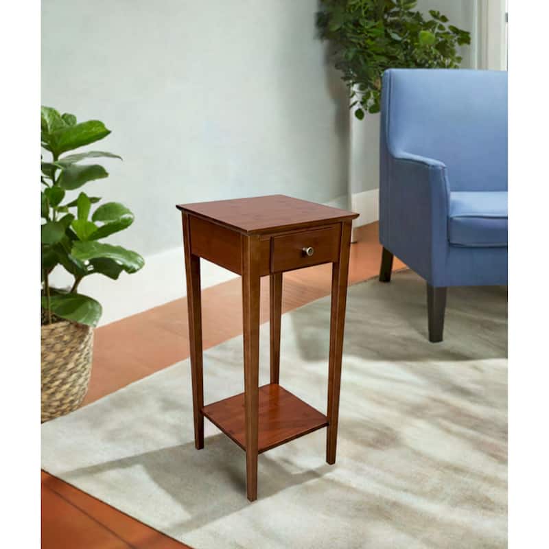 Solid Bamboo Plant Stand Telephone Table