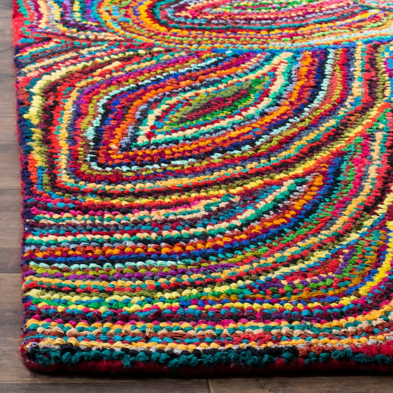 SAFAVIEH Handmade Nantucket Anastassia Contemporary Cotton Rug