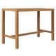 preview thumbnail 24 of 29, Rustic Patio Bar Set, 5-Piece Outdoor Furniture with Ergonomic Chairs and Solid Wood Tabletop