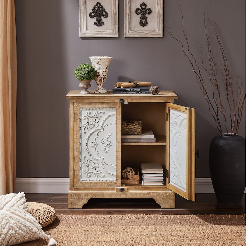 Art Leon Retro and Romantic Floral Cabinet