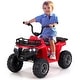 preview thumbnail 13 of 53, 6V Kids Ride On Electric ATV with LED Headlights and MP3 Player - 29.5" x 18" x 22" (L x W x H) Red