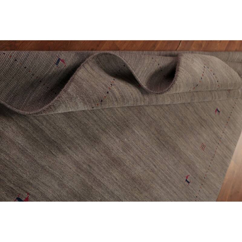 Tribal Gabbeh Area Rug Handmade Oriental Wool Carpet - 5'3" x 7'6"