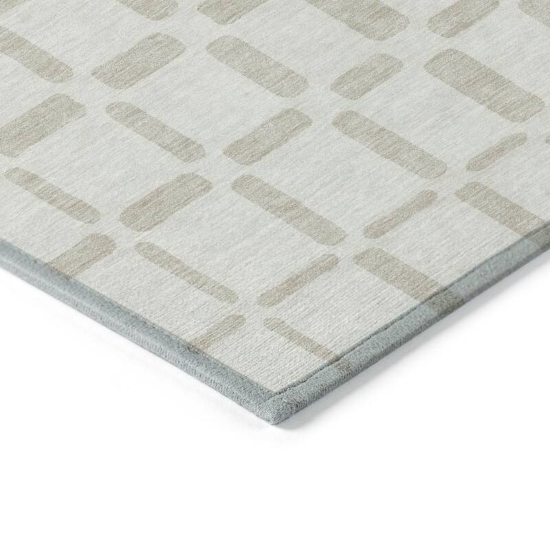 HomeRoots Geometric Transitional Rectangle Outdoor Rug