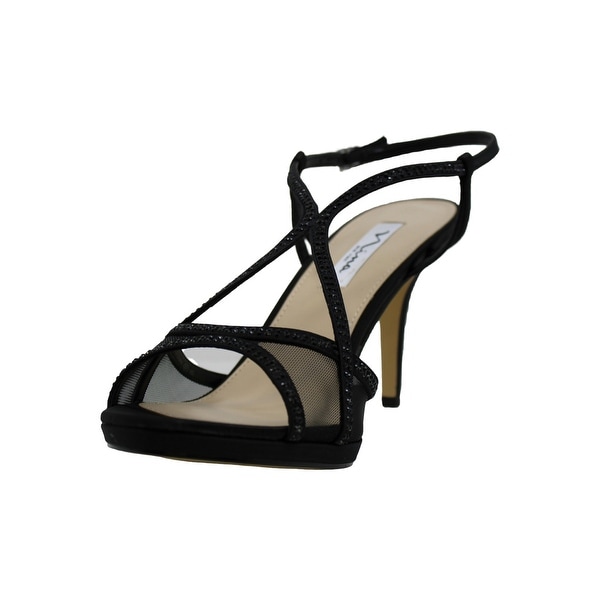 nina blossom strappy embellished evening sandals