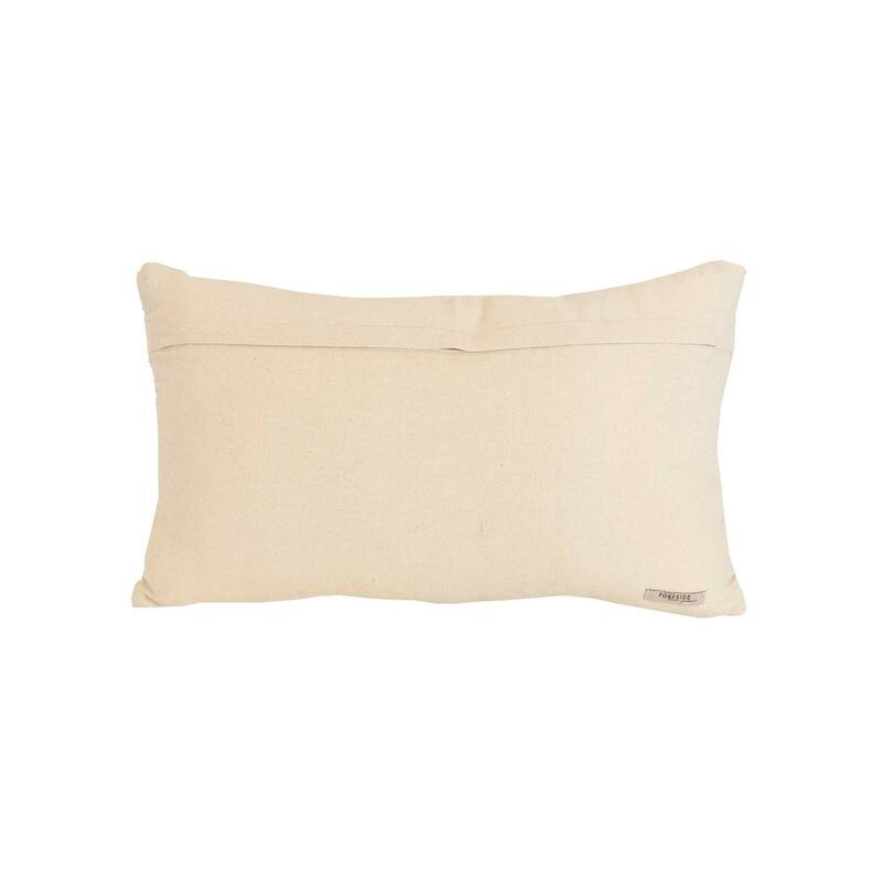 Foreside Home & Garden 12x20 Geo Stripe Filled Throw Pillow