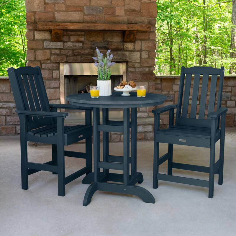 Lehigh 3-piece Counter Height Outdoor Dining Set - 36" Round Table