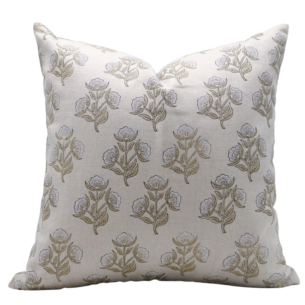 Fabdivine Handmade Soft Cozy Boho Pillow Cover Linen Sofa Couch or Chair Cushion