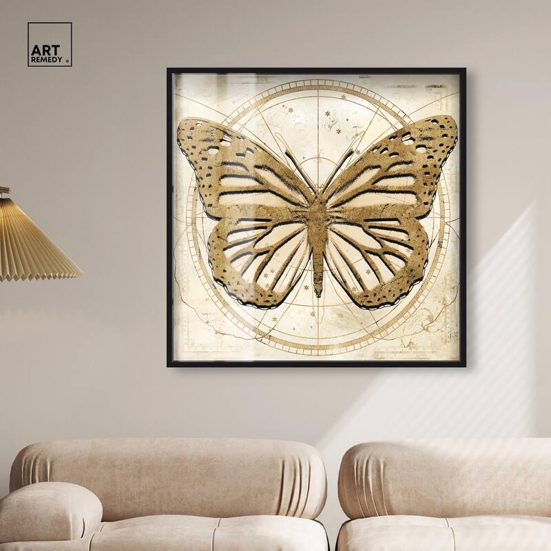 Astro Fluttering Wings Shadowbox by Art Remedy