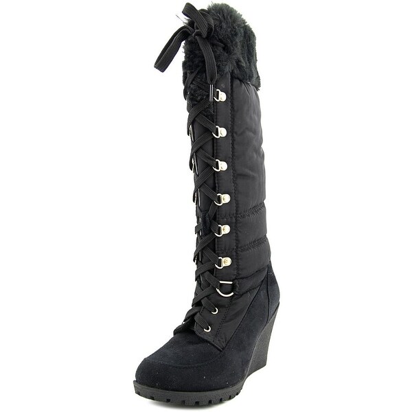 INC International Concepts Montie Women Black Snow Boots