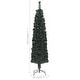 preview thumbnail 27 of 40, vidaXL Christmas Tree Decoration Artificial Slim Tree with Stand Fiber Optic
