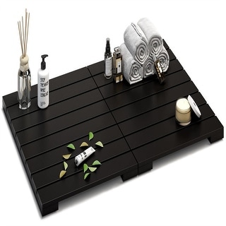 Bamboo Bath Mat for Shower