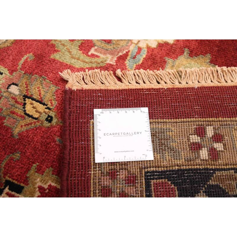 ECARPETGALLERY Hand-knotted Jamshidpour Dark Red Wool Rug - 8'5 x 11'8