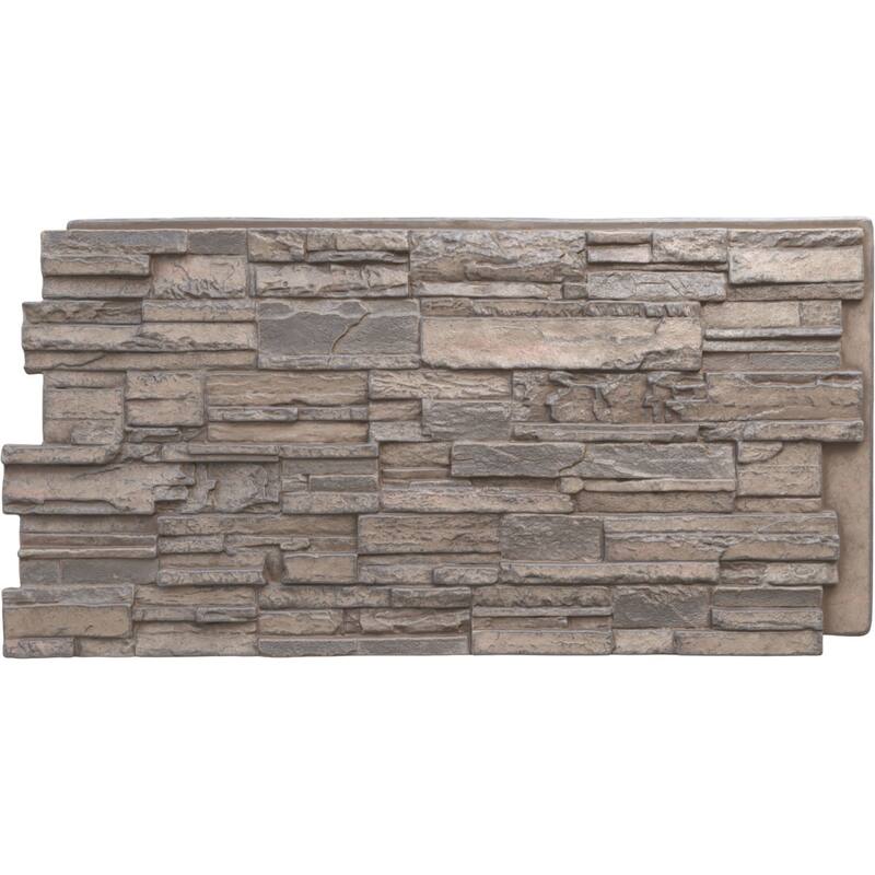 Cascade Stacked Stone, EverStone Faux Stone Siding Panel