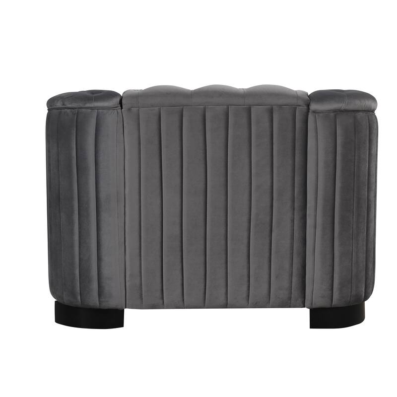 Living Room Chair Single Sofa Chair with Thick Removable Seat Cushion, Upholstered Accent Chair Lounge Chair