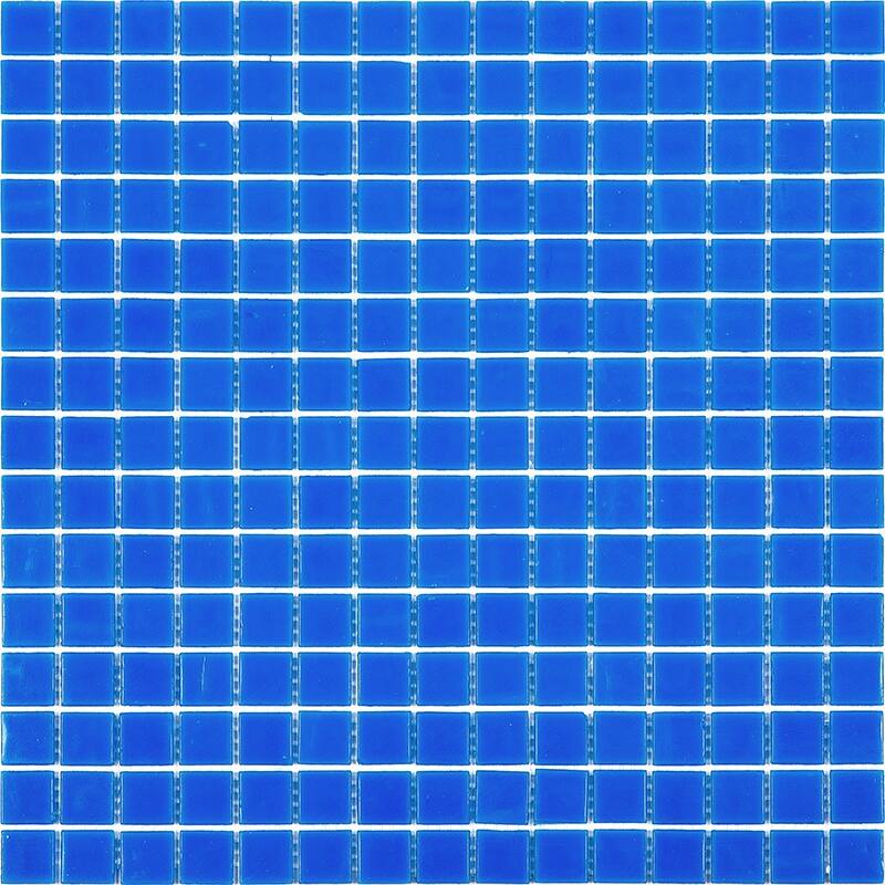 Apollo tile 12" x 12" Dune Glossy Denim Blue Glass Tile (20 sq ft/case) - 20 Pack