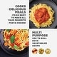 preview thumbnail 5 of 4, Gotham Steel Black Nonstick Ceramic 5 Qt Pasta Pot with Strain, Twist & Lock Handles
