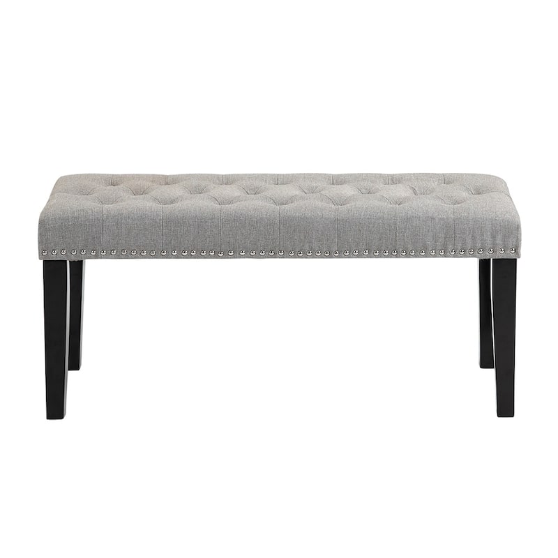 Maypex 38 in. Upholstered Bench - Beige