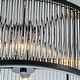 preview thumbnail 3 of 23, Modern Glam Black / Antique Bronze 4/10-Light Glass Drum Flush Mount Contemporary Ceiling Light For Living Room Entryway