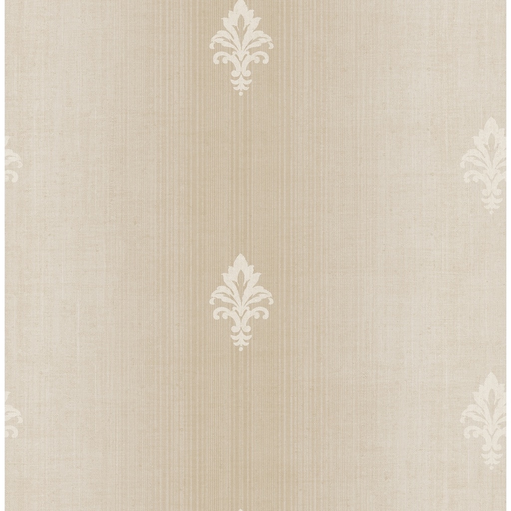 Seabrook Designs Dorota Fleur De Lis Unpasted Wallpaper