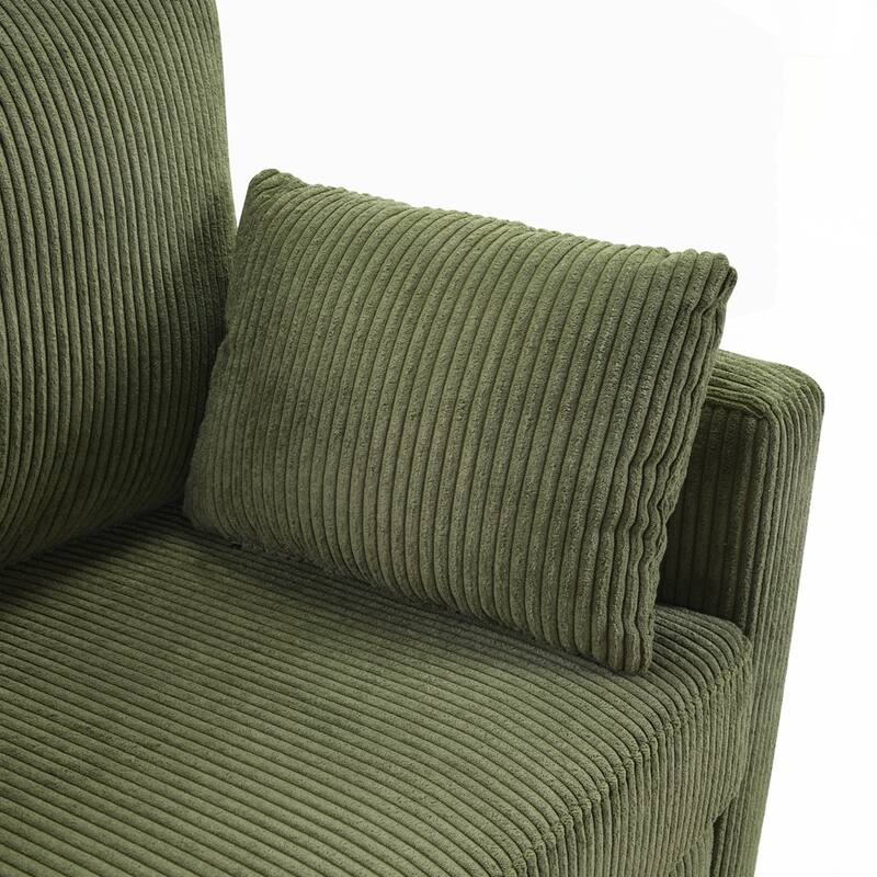 Sleeper Sofa Loveseat Sofa with a Foldable Mattress and Storage Pocket and Two USB Ports - 2 Seat
