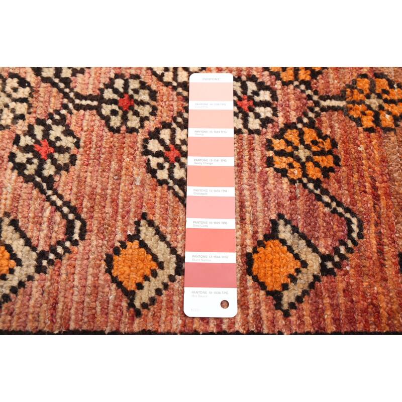 ECARPETGALLERY Hand-knotted Andelz Copper Wool Rug - 4'4 x 6'8