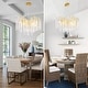 preview thumbnail 18 of 24, Modern Tree Branch Chandelier Gold,Crystal Chandelier for Dining Room