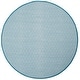 preview thumbnail 23 of 126, SAFAVIEH Handmade Flatweave Montauk Eliina Casual Cotton Rug 6' Round - Ivory/Light Blue - Round