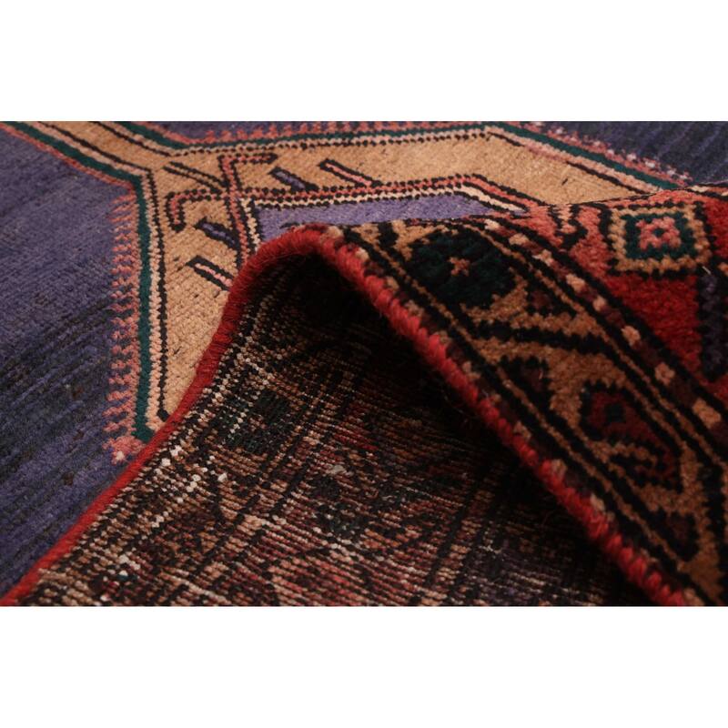 ECARPETGALLERY Hand-knotted Konya Anatolian Navy Wool Rug - 3'11 x 9'1