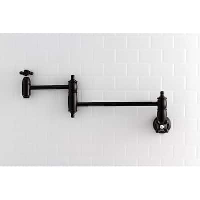Kingston Brass Restoration Wall Mount Pot Filler Kitchen Faucet