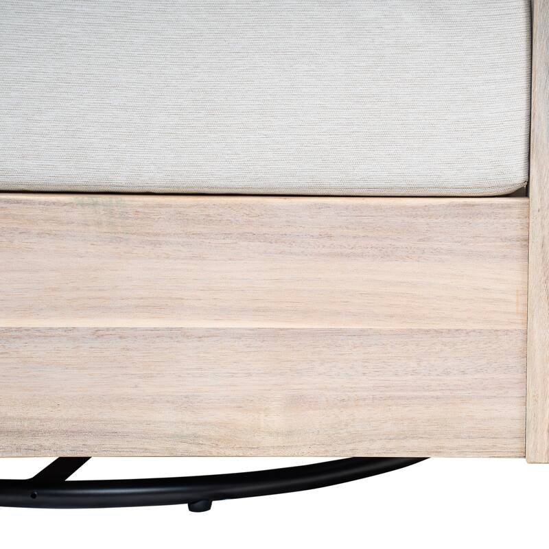 Christopher Knight Home - Alverra 3-Piece Outdoor Swivel Patio Chat Set with MGO Side Table